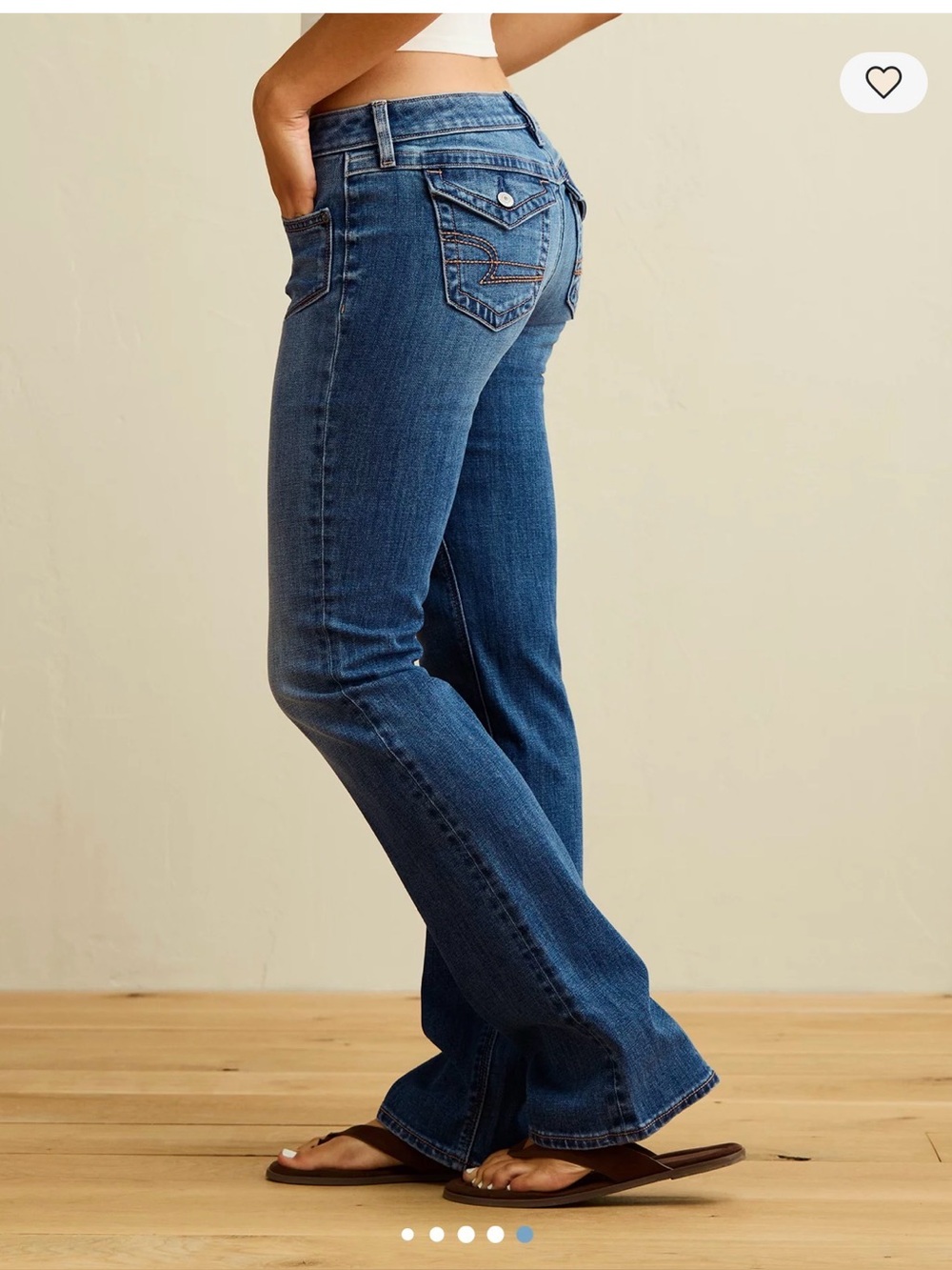 American Eagle Super Low-Rise Kick Bootcut Jean